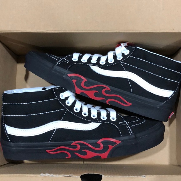 Vans Sk8-Mid Reissue Flame Cutout - Picture 3 of 6